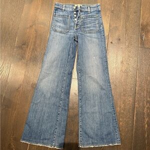 Nili Lotan Florence Wide Leg Jeans